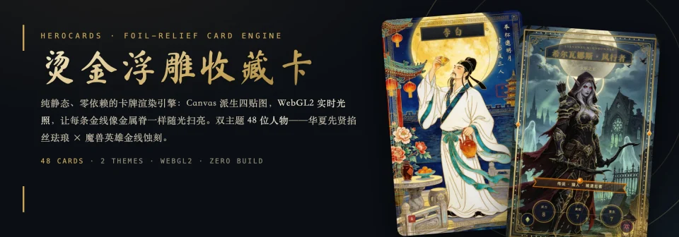 HeroCards 项目预览